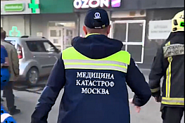 Медики оказали помощь при пожаре на Измайловском шоссе