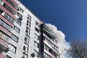 Пожар в жилом доме на улице Милашенкова