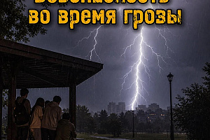 Как обезопасить себя во время грозы?